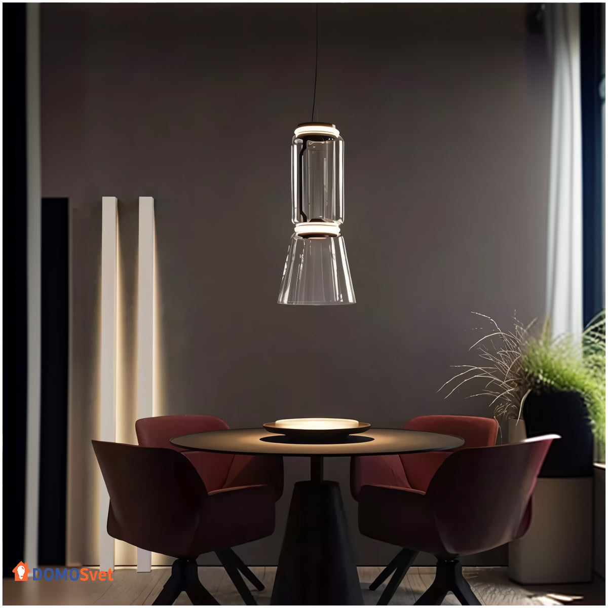 Люстра Tube – Pipes Led H 570 P 260 Domosvet Design 260814-249176