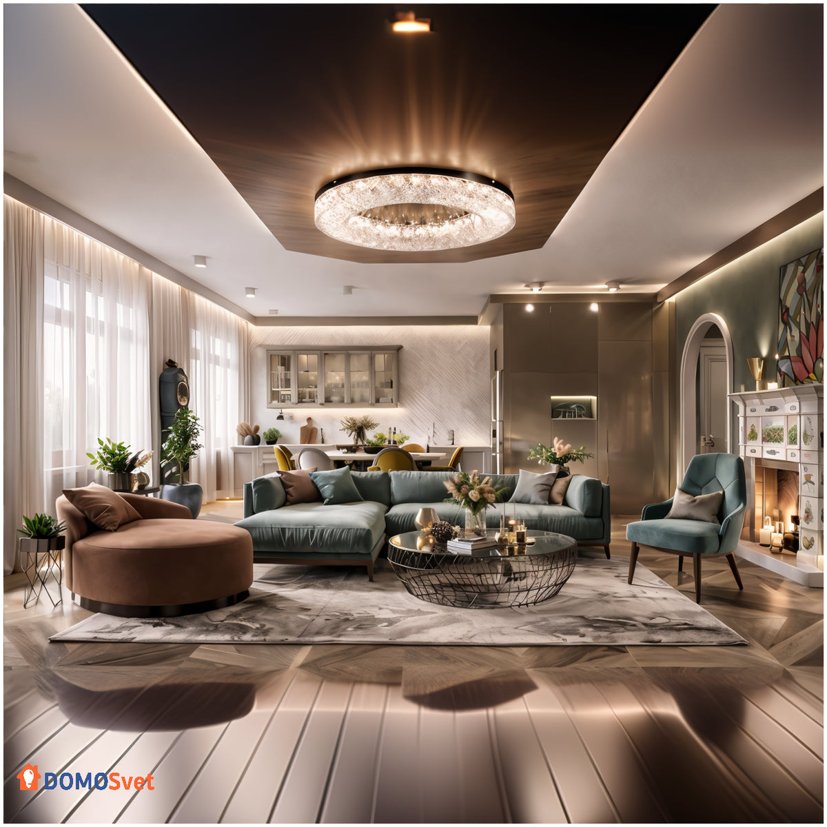 Люстра Luce Moderna Domosvet Design 260814-249404