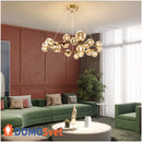 Тросова Серія Люстр Modo Bubbles Ambre Gold Domosvet Design 211014-37300