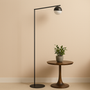 Торшер чорний з круглим плафоном H-140cm G9 Black Ball 25079-100005485