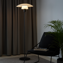 Торшер чорний з білим матовим плафоном Мінімал H-150 cm E27 Black+White Minimal 25079-100005488