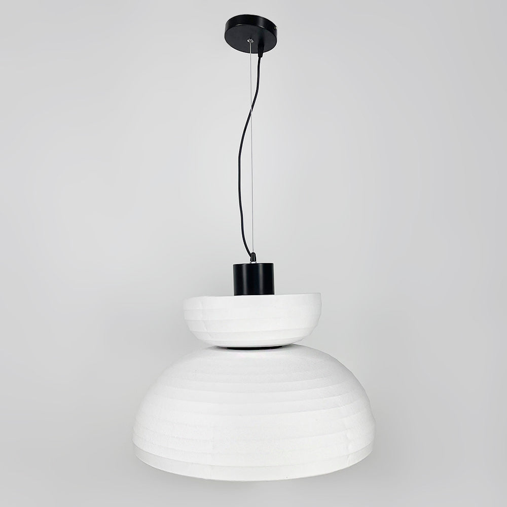 Підвісна люстра біла з абажуром D-40/50/60 cm E27 White 250918-100002084