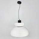 Підвісна люстра біла з абажуром D-40/50/60 cm E27 White 250918-100002084