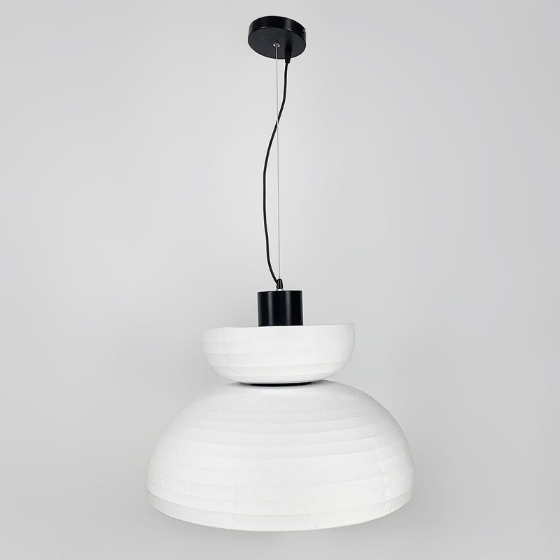 Підвісна люстра біла з абажуром D-40/50/60 cm E27 White 250918-100002084