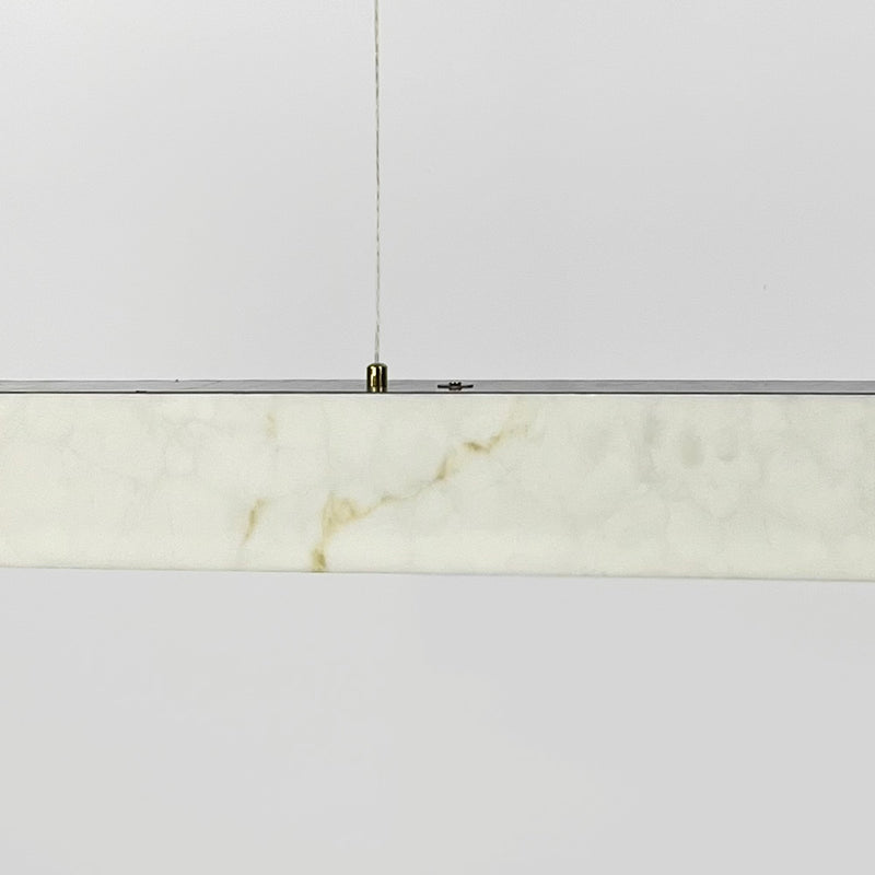 Підвісна люстра біла з імітацією мармуру L-100 cm / L-120 cm / L-150 cm Led White Marble 251018-100006438