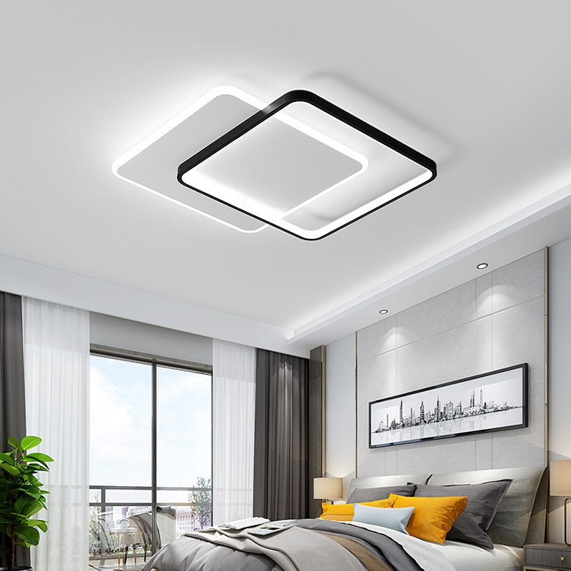 Стельовий світильник Double geometry L-47 cm Led 40W 3000K-6000K Black + White 240476-100003225