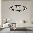 Підвісні світильники Industrial Black + Graphit 3000К-6000К D-60cm Led 12W / D-80cm Led 18W / D-100cm Led 24W 231018-100002689