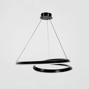 Люстри підвісні чорні D-60 cm / D-80 cm Led Black Rings 211218-100000550