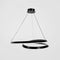 Люстри підвісні чорні D-60 cm / D-80 cm Led Black Rings 211218-100000550