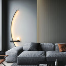 Настінні світильники чорні L-60 cm / L-100 cm Led 12W 4000K Right / Left Black 250918-100002076
