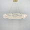 Люстра золота підвісна з прозорими елементами Листя D-65 cm / D-85 cm Gold + Transparent Leaves 220618-100000810