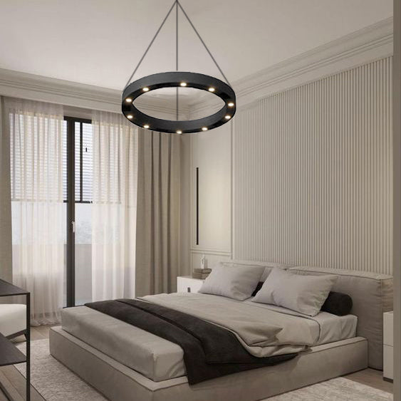 Люстра Modern Circle black 3000К D-60 см 10*3W IP20 230801-100002423