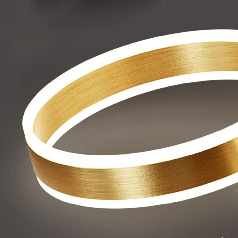 Підвісні світильники Rimmy Led 37 D-60 cm / D-80 cm / D-100 cm Gold 240722-100003452