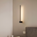 Бра лінійні чорний без хвостика H-60 cm Led 3500K Pipe Pin Black Matt 230220-100001395
