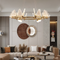 Люстра золота з прозорими метеликами D-65 cm / D-85 cm LED 3000K Gloss Gold Butterfly 211020-100000444