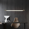 Люстра чорна / золота підвісна сучасна L-120 cm H-150 cm Led 20W Black / Gold Halves 230858-100002439