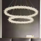 Підвісна люстра з двома кільцями LED 80W золотиста / срібна2-rings Gold / Chrome D-80+60 см 231258-100002926