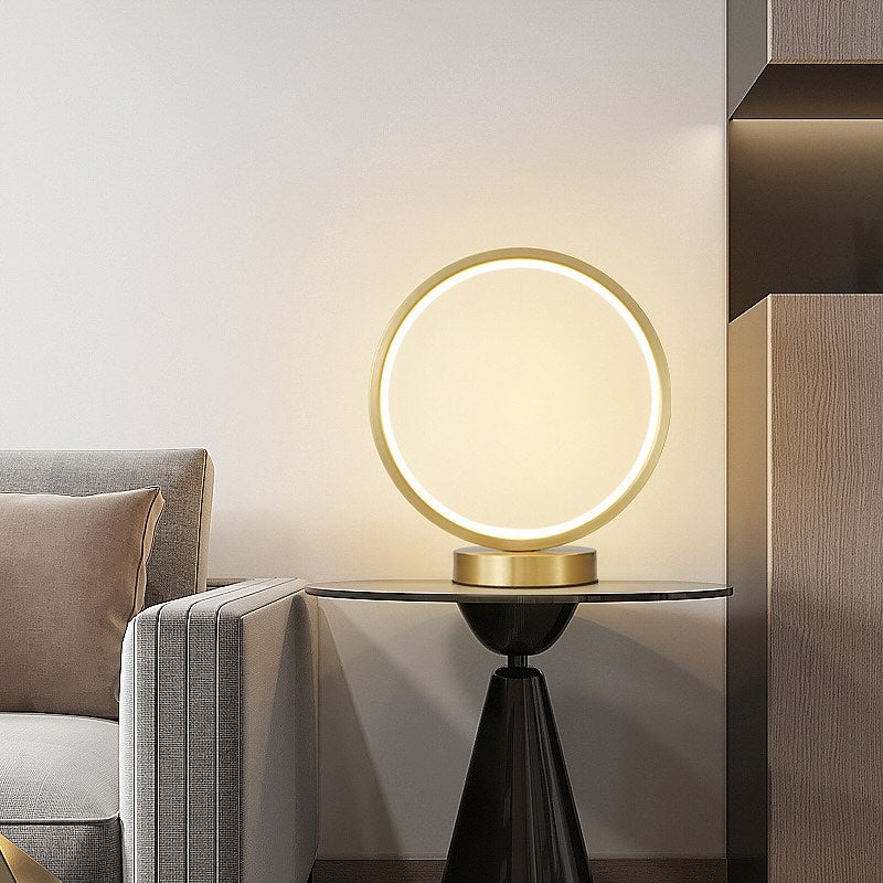 Настільний світильник Round D250 Led 10W Gold 240419-100003243