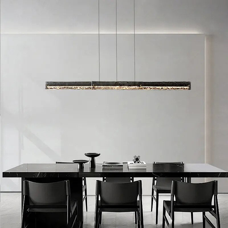 Підвісний світильник fused glass L1270 Led 32W 3000K 4000K 6000K Black 240358-100003133