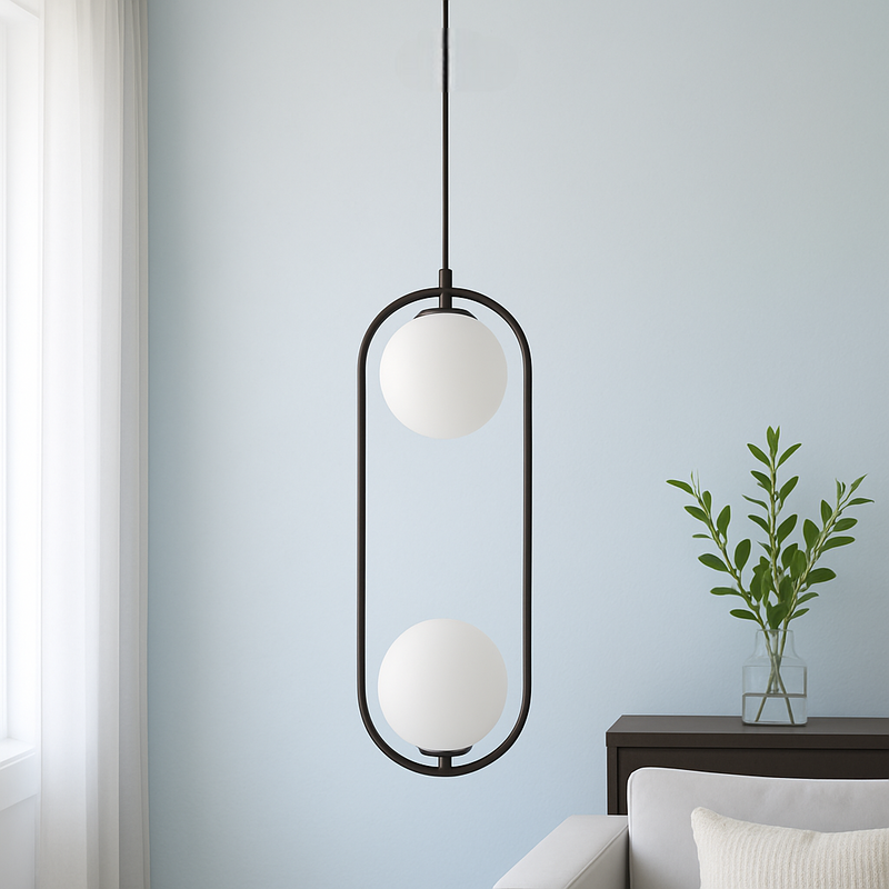Підвісний світильник Faro Bollo D-18.5cm E14 Black 250563-100004828