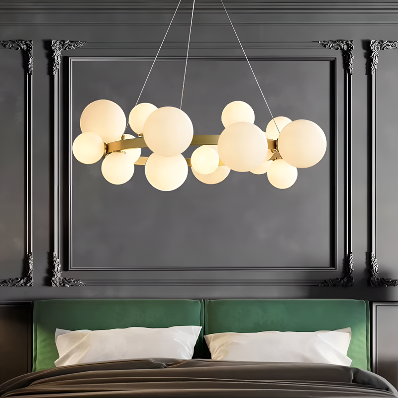 Люстра підвісна Bubbles 18 D-90cm G9 Gold 250518-100005020
