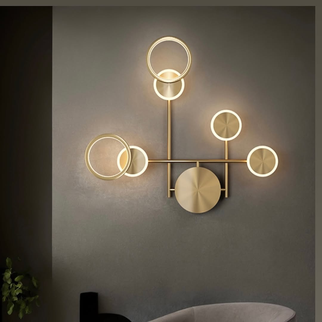 Настінний світильник Molecular L-62 cm Led 28W Gold 250219-100004127