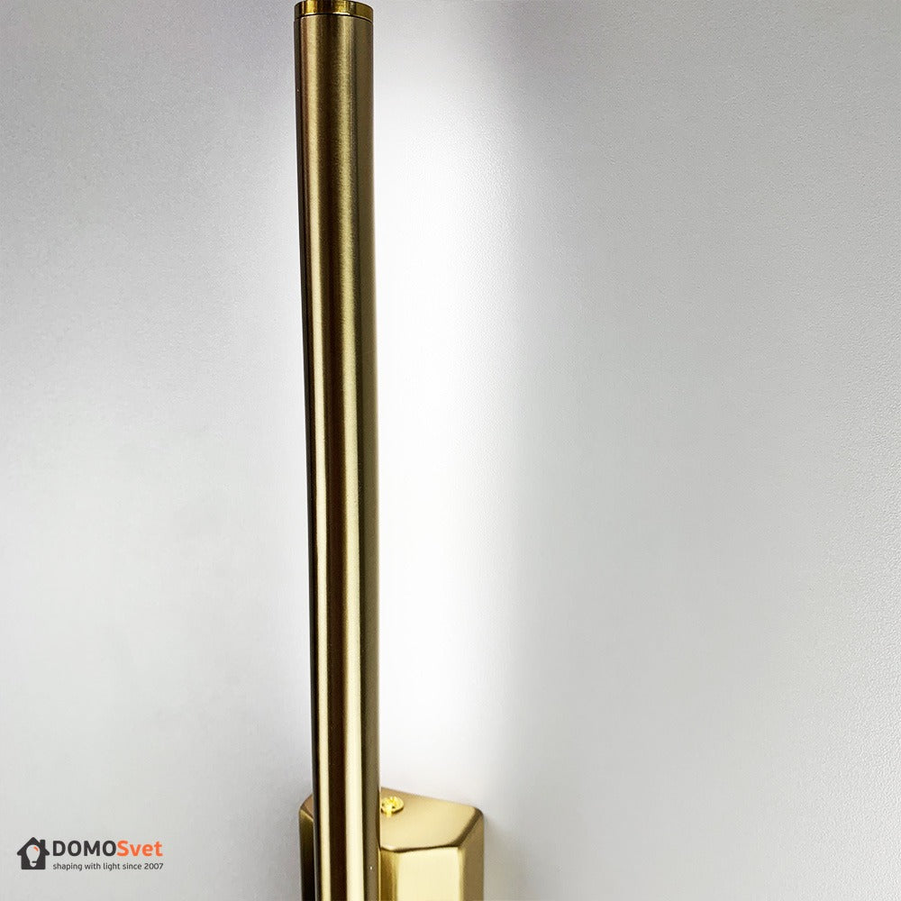 Лінійне бра з тонким довгим корпусом на стіні # Довжина_60 см