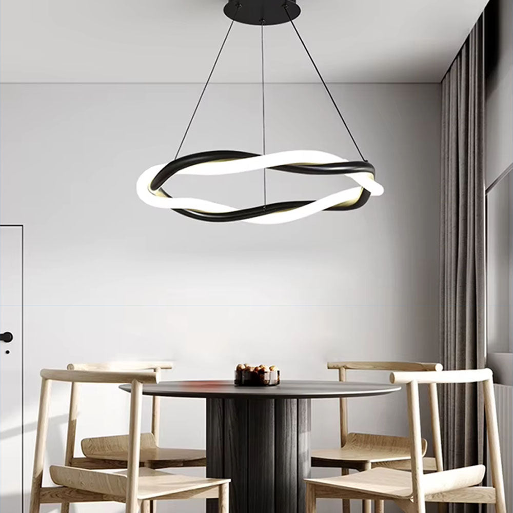 Підвісний світильник New rope H250 D600 Led 43W Black + White 250118-100004078