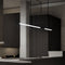 Підвісні світильники Simple long L1500 Led 28W / L1800 Led 34W 4000K Black + White 250258-100004204