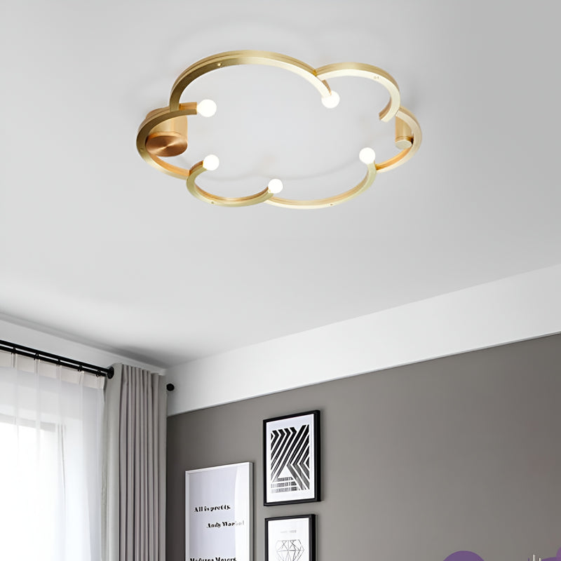 Люстра стельова золота / чорна Квітка L-50 см G9 Black / Gold  Spring Flower 240418-100003184