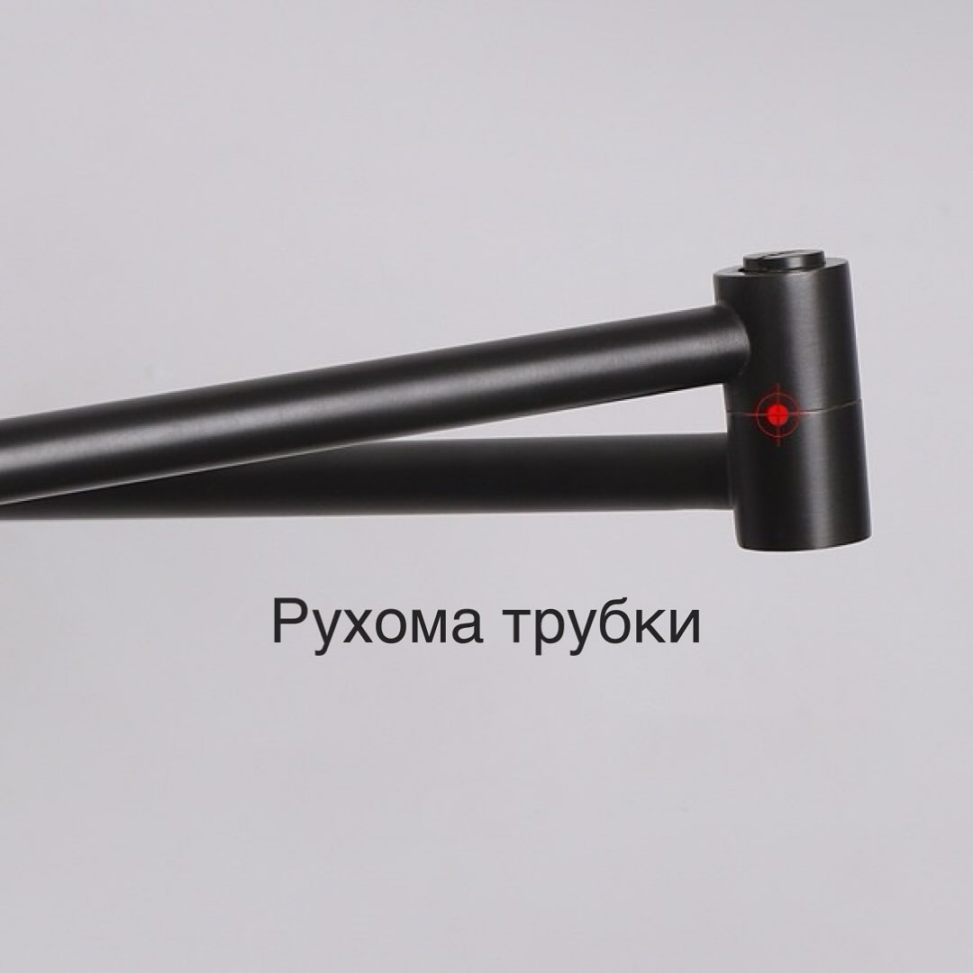 Настінний світильник з вимикачем на корпусі Arm turn L500 Led 5W 3000K Black DS-Design 240358-100003128