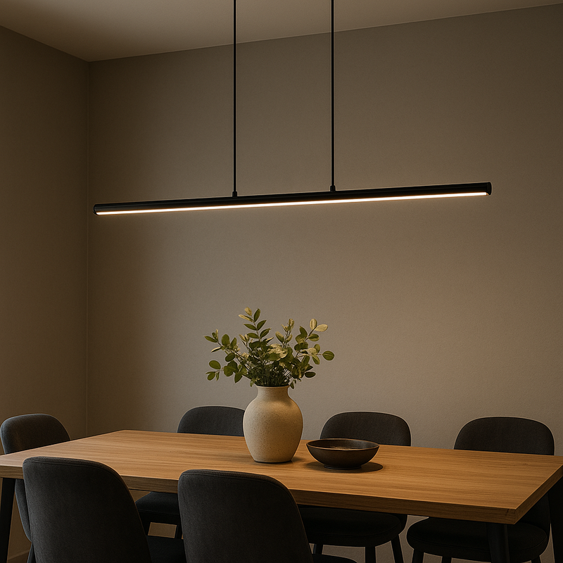Люстра Geometry 30W L-120cm Black 250548-100004909