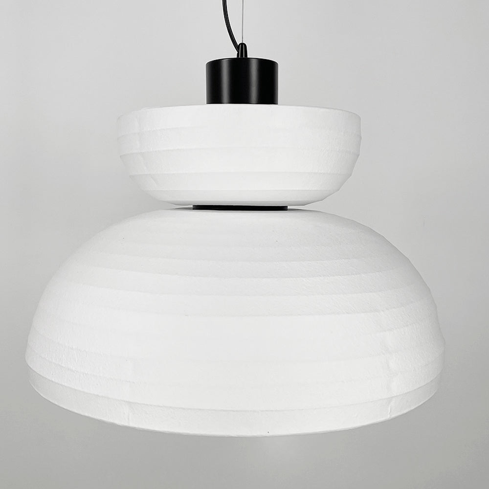 Підвісна люстра біла з абажуром D-40/50/60 cm E27 White 250918-100002084