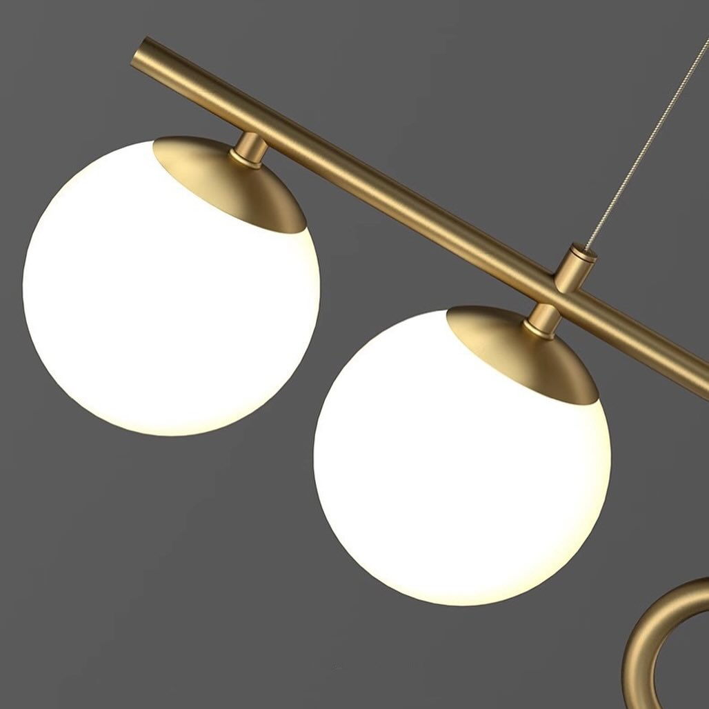 Підвісний світильник Zigzag ball L1200 5xE27 Gold + White 240488-100003227