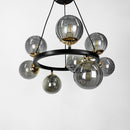 Люстра Modo W-60 см Н-40-140 см Е27*8 Black + Gold 231118-100002747