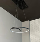 Підвісна люстра Satellite knot D-60 см Н-150 см 3000К-6000К Black + White 240258-100003054