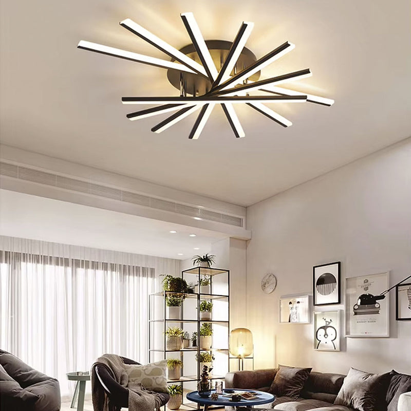 Стельовий світильник Geometry D800 Led 75W 3000K 4000K 6000K Black 250218-100004139