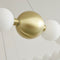 Підвісний світильник Pearls Circle double D600 + D800 Led 50W 3000K 4000K 6000K Gold + White 240518-100003251