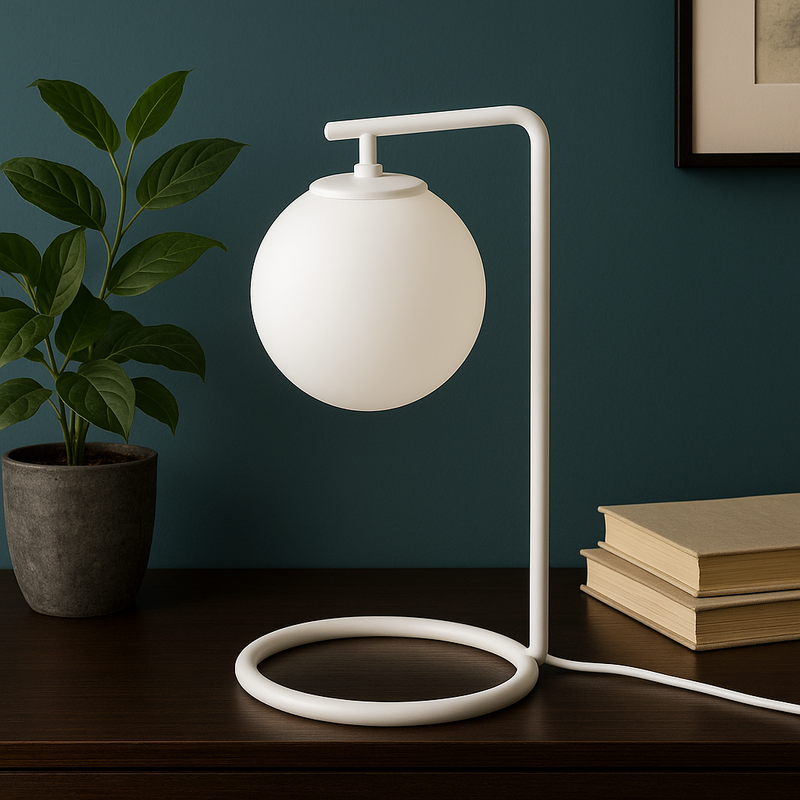 Настільна лампа Faro Bollo H-36cm Е14 White 250563-100004834