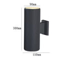 Настінний чорний  вуличний світильник H-30 cm 2хЕ27 IP54 Black Billy 260719-100008478
