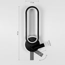 Настінний світильник чорний Led 16W 4000K Black Clip 250918-100002073
