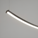 Підвісні світильники чорні акрилові трубчасті L-105 cm Led 24W / L-130 cm Led 36W Black Arc 240358-100003129