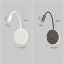 Світильник настінний Circle Flexi D140 Led 2W 3000K Black / White 241022-100003867