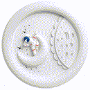 Люстра біла стельова світлодіодна D-50 cm Led 111W Astronaut White 251248-100006868