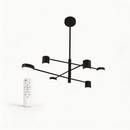 Люстра чорна D-100 cm Led 55W 2800K-6000K Black Satellite 260948-100008905