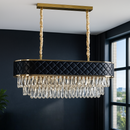Люстра Crystal Black L-78cm E14 250535-100004995