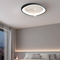 Люстра стельова з вентилятором Ceiling wave fan D-50см Led 32W Black 250522-100004675