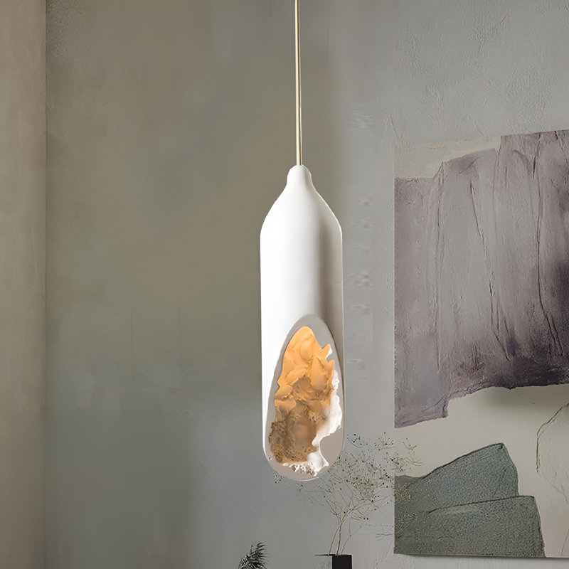 Підвісний світильник білий H-50 cm E27 White Resin 251121-100006683