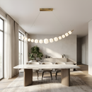 Підвісна люстра L-110 cm Led 14W White+Gold Pearls 251218-100006845