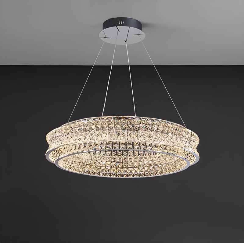 Люстра підвісна Crystal D-80cm Chrome 250617-100005083
